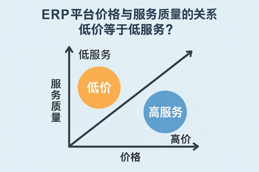 ERP 平台价格与服务质量的关系，低价等于低服务？